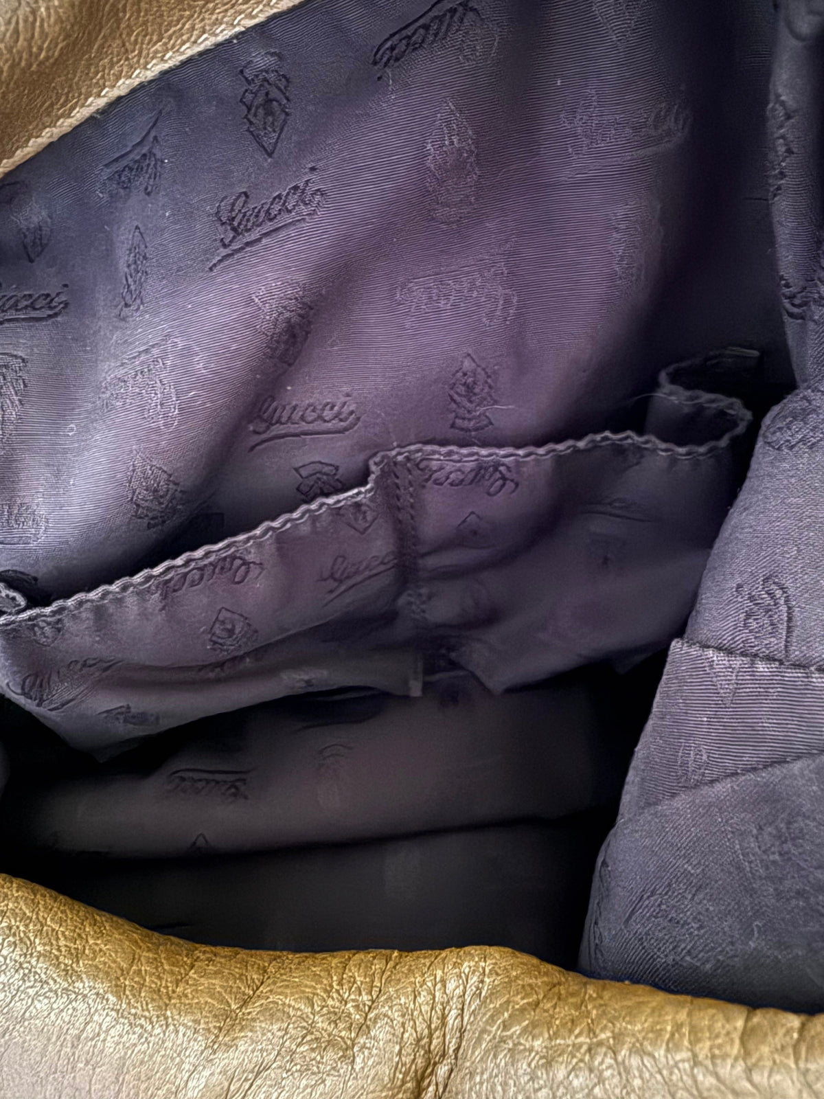 Gucci G Wave Large Hobo camel — additional detail view | Shimmer & Shawls