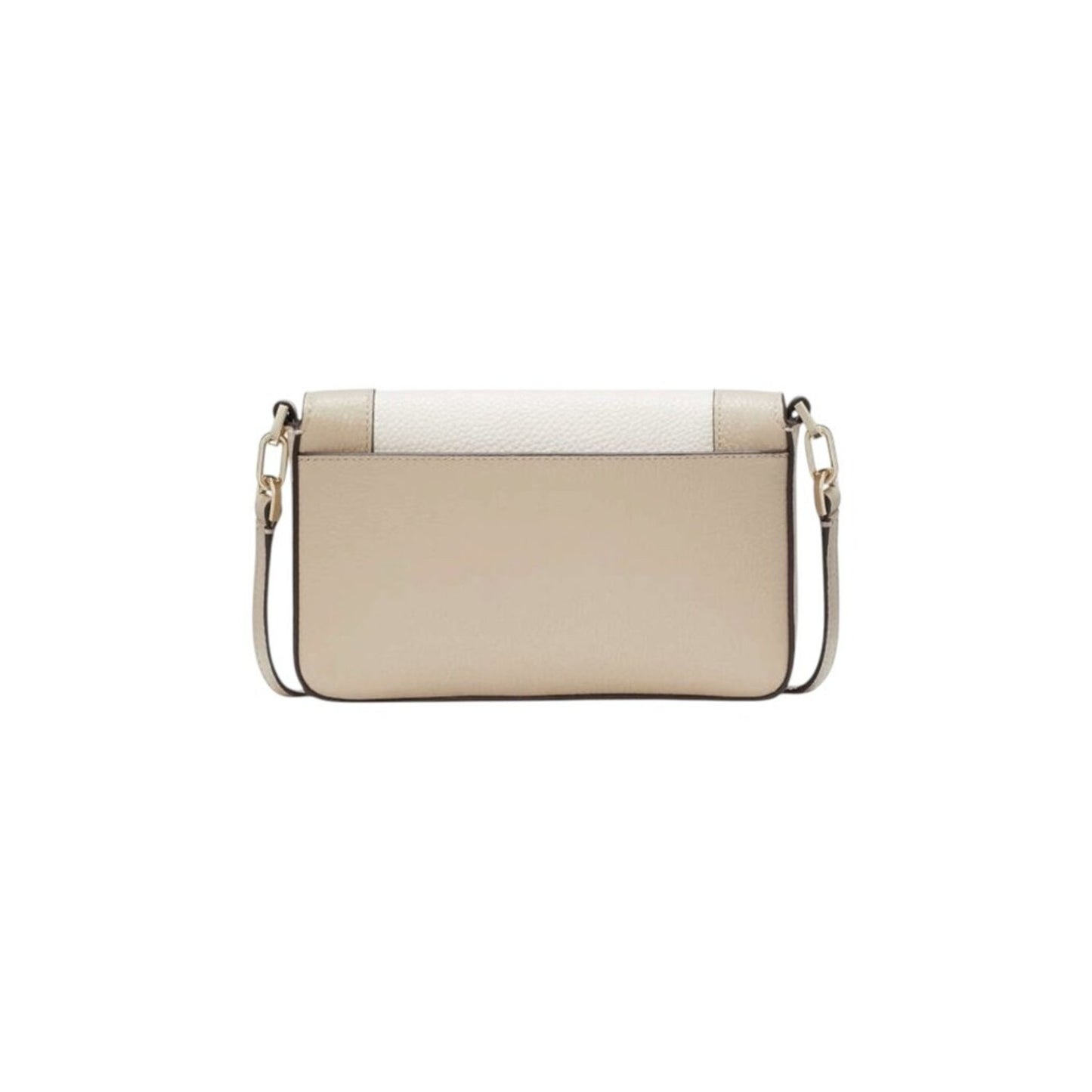 Kate Spade Ivory Beige Colorblock Pebbled Leather Lena Crossbody NWT $299 MSRP