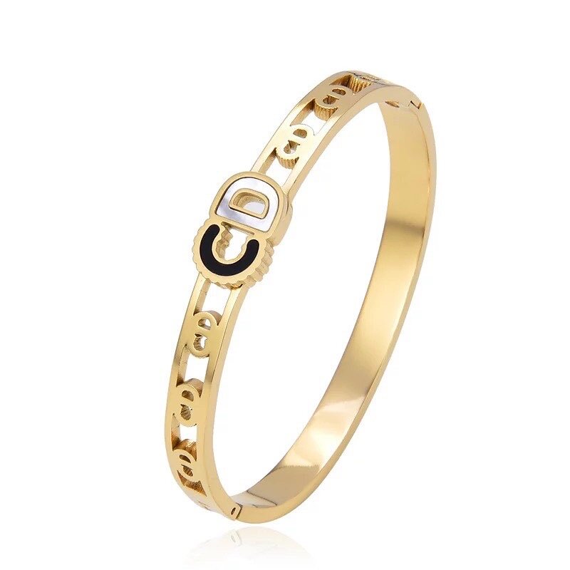 Luxe Monogram Elegance Bangle