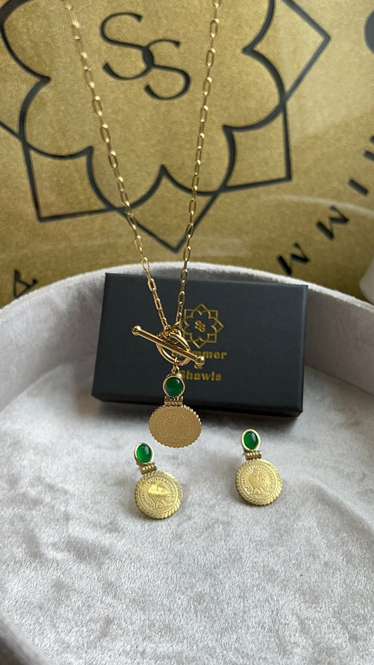 Medina Vintage Louiza Necklace and Earrings Set