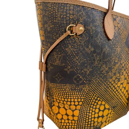 Louis Vuitton x Yayoi Kusama Limited Edition Yellow Waves Neverfull MM Tote