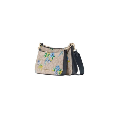 Kate Spade 2-in-1 Cream Blue Floral Convertible Crossbody Bag Set NWT $349 MSRP