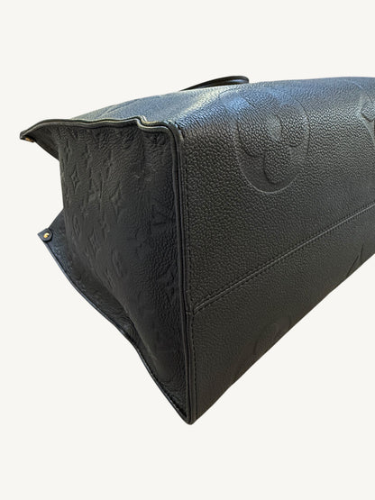 Louis Vuitton Monogram Empreinte On The Go GM — Noir — Excellent Like New