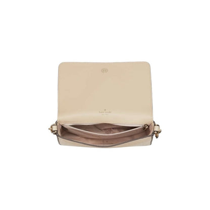 Kate Spade Ivory Beige Colorblock Pebbled Leather Lena Crossbody NWT $299 MSRP