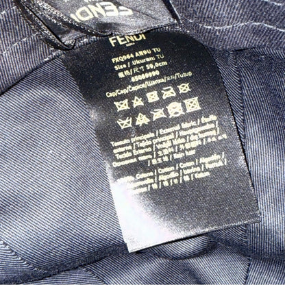 Fendi FF-Motif Cotton Baseball Cap – Beige (Unisex, Adjustable)