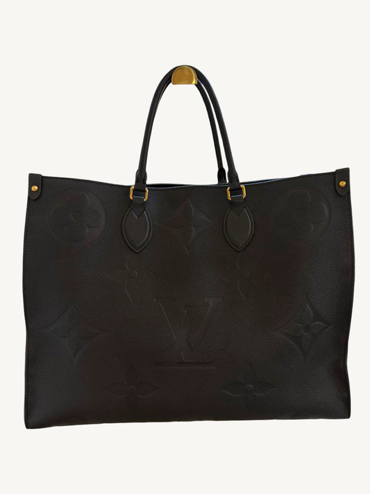 Louis Vuitton Monogram Empreinte On The Go GM — Noir — Excellent Like New