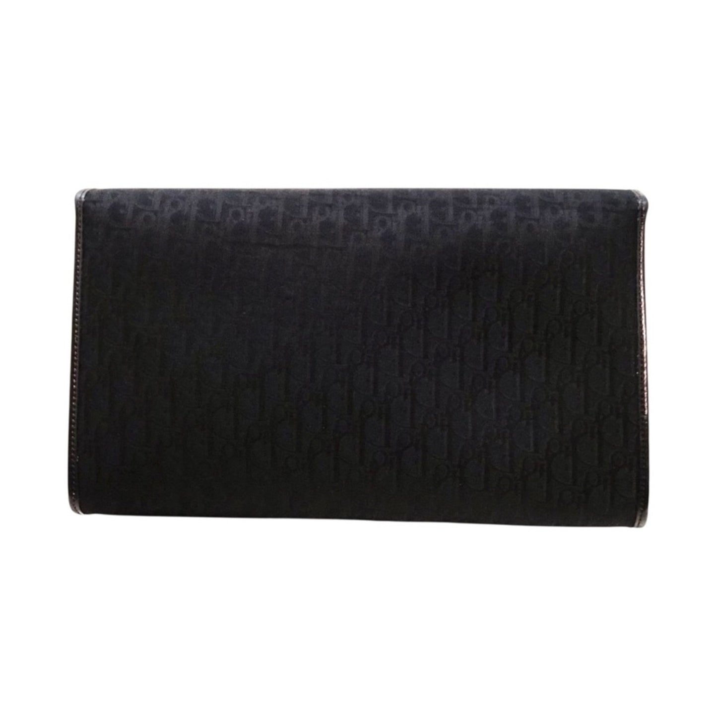 Christian Dior Vintage Black Trotter Canvas Chain Crossbody/Shoulder Bag/ Clutch