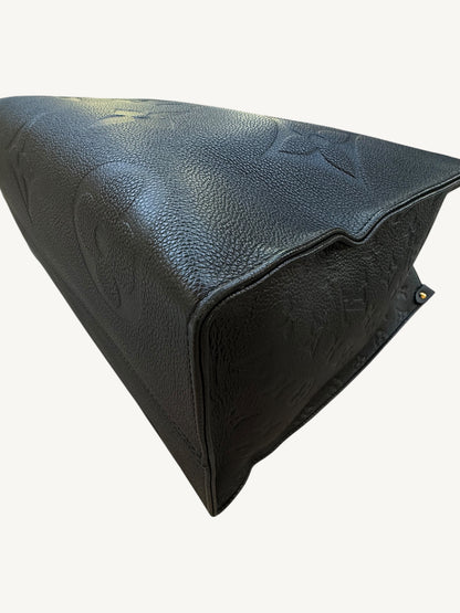 Louis Vuitton Monogram Empreinte On The Go GM — Noir — Excellent Like New
