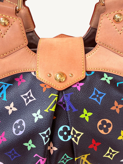 Louis Vuitton Takashi Murakami Multicolore Ursula Bag Noir | Rare 2008 Collector Handbag