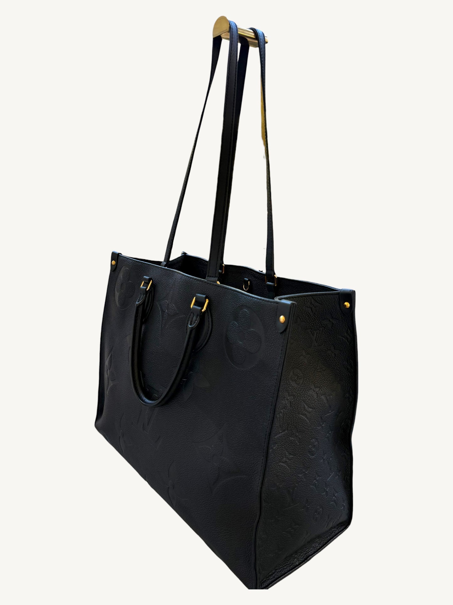 Louis Vuitton Monogram Empreinte On The Go GM — Noir — Excellent Like New