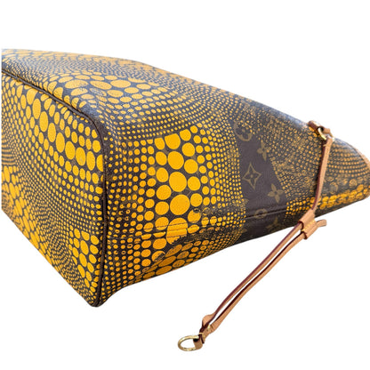 Louis Vuitton x Yayoi Kusama Limited Edition Yellow Waves Neverfull MM Tote