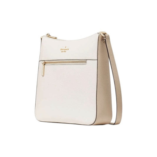 Kate Spade Lena Beige / Cream Pebbled Leather Large Swingpack Crossbody NWT