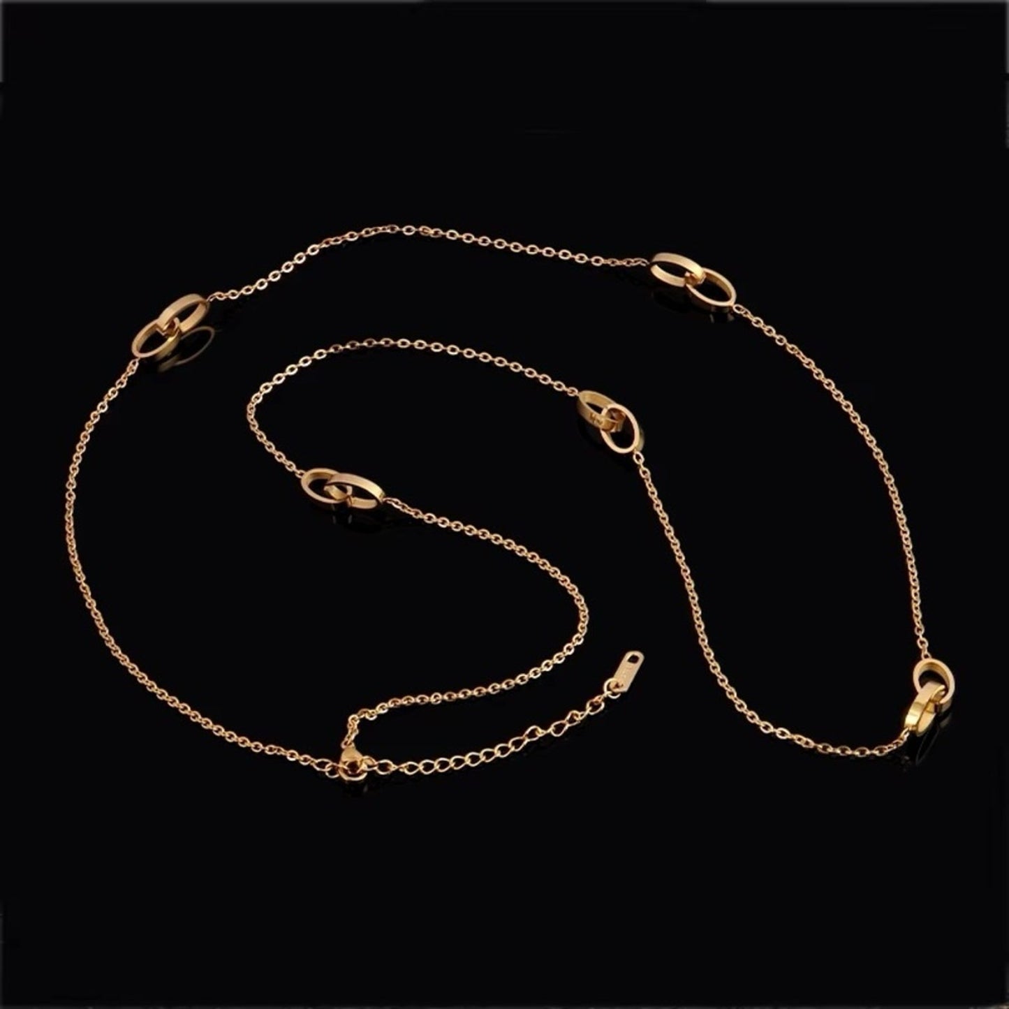 Milan Link Long Necklace – 18k PVD Gold-Plated or Stainless Steel