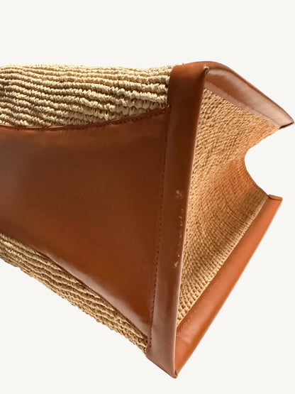 Christian Louboutin By My Side Large Tote showing oversized CL monogram debossed in calfskin leather