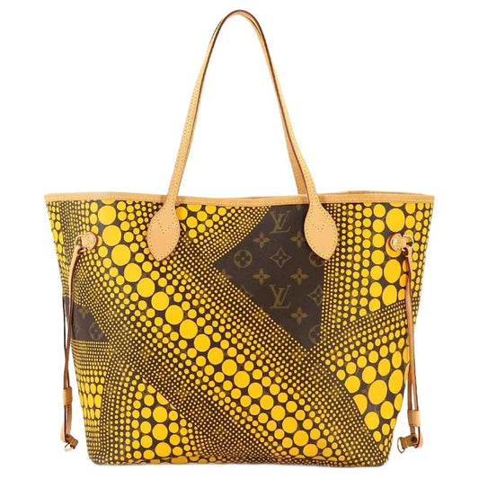 Louis Vuitton x Yayoi Kusama Limited Edition Yellow Waves Neverfull MM Tote