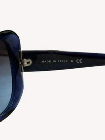 Chanel 5248-A Camellia Oversized Butterfly Sunglasses — Navy Blue — Full Set