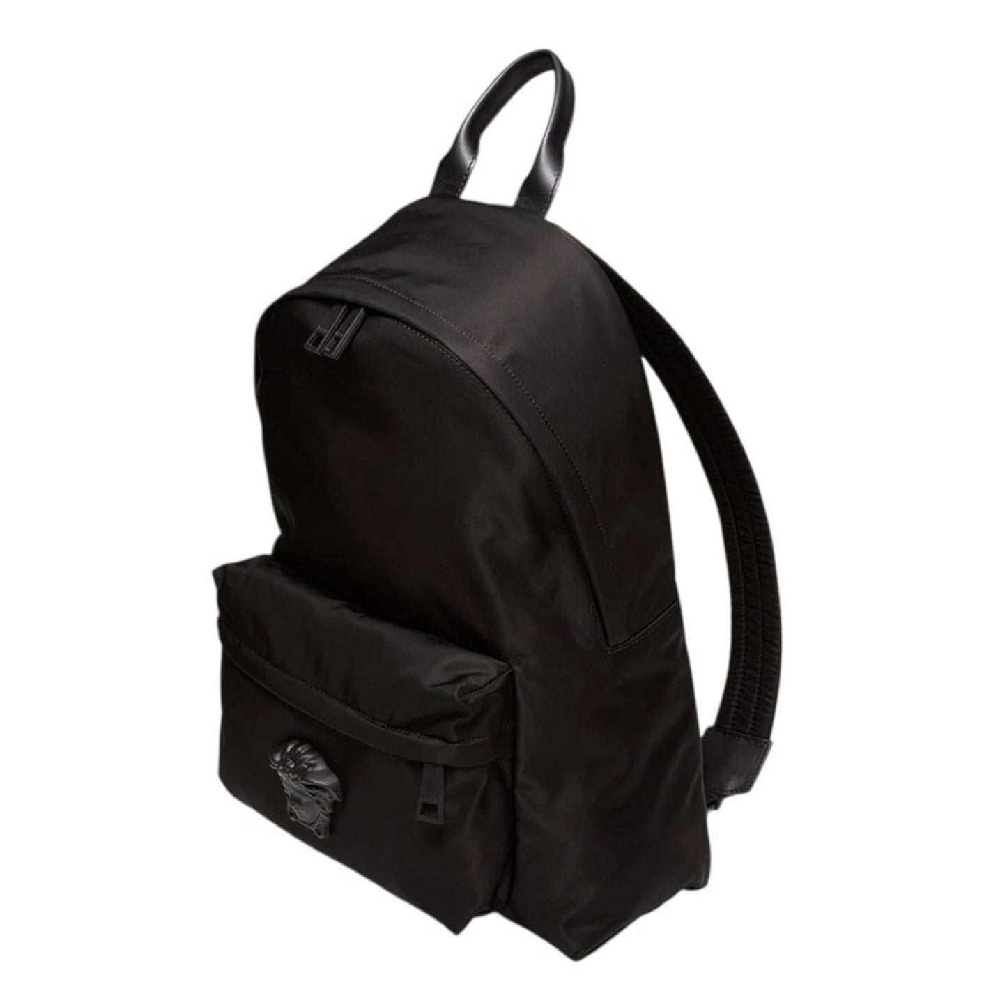 NWT Retail $1450 Versace La Medusa Palazzo Large Nylon Unisex Black Backpack