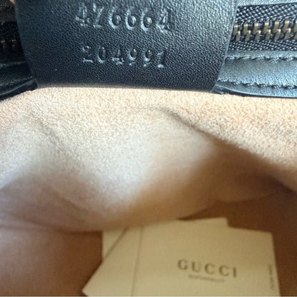 RARE Gucci Queen Margaret Tropuntata Bamboo Multicolor Backpack Pearl Bee Clasp