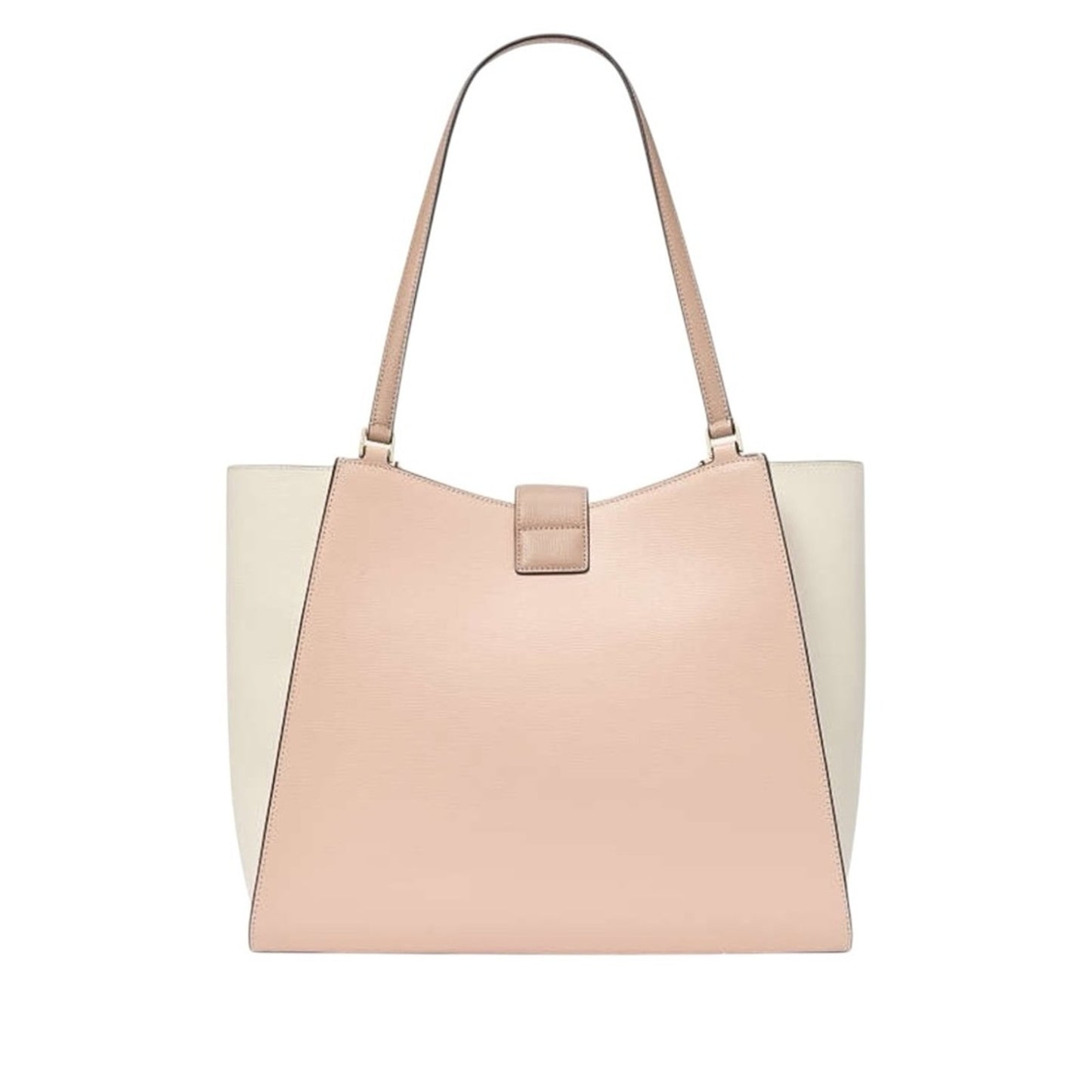 Kate Spade Blush Pink & Cream Refined Grain Leather Large Phoebe Tote MSRP $459