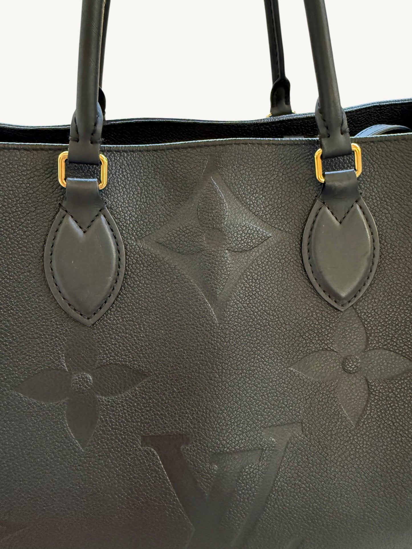 Louis Vuitton Monogram Empreinte On The Go GM — Noir — Excellent Like New