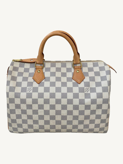 Louis Vuitton Damier Azur Speedy 30 — Excellent Pre-Owned Vintage