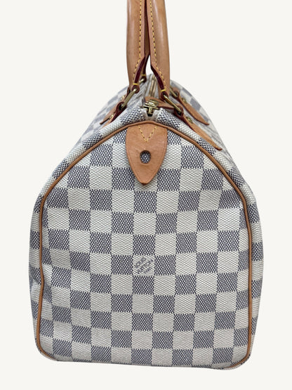 Louis Vuitton Damier Azur Speedy 30 — Excellent Pre-Owned Vintage