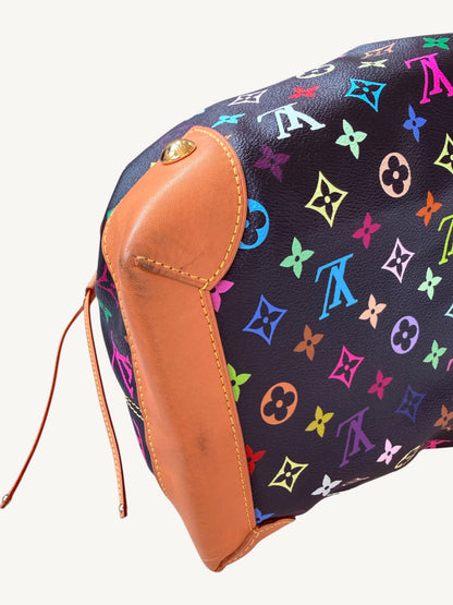 Louis Vuitton Takashi Murakami Multicolore Ursula Bag Noir | Rare 2008 Collector Handbag