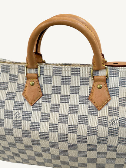 Louis Vuitton Damier Azur Speedy 30 — Excellent Pre-Owned Vintage