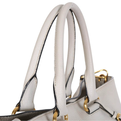 Prada Vitello Daino Front Pocket Shopping Bag in Ivory – Rare & Discontinued