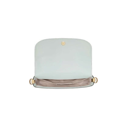 Kate Spade Krista Patent Chain Crossbody Hazy Morning Blue Shoulder Bag NWT