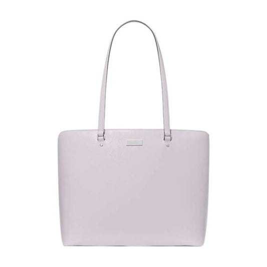 Kate Spade Bridge Lilac Pale Lavender Crinkle Patent Large Tote NWT
