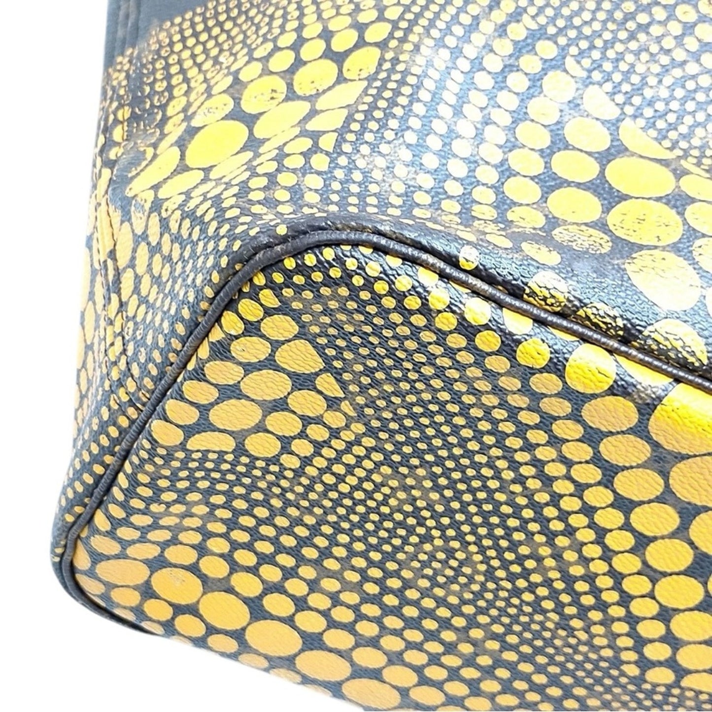 Louis Vuitton x Yayoi Kusama Limited Edition Yellow Waves Neverfull MM Tote