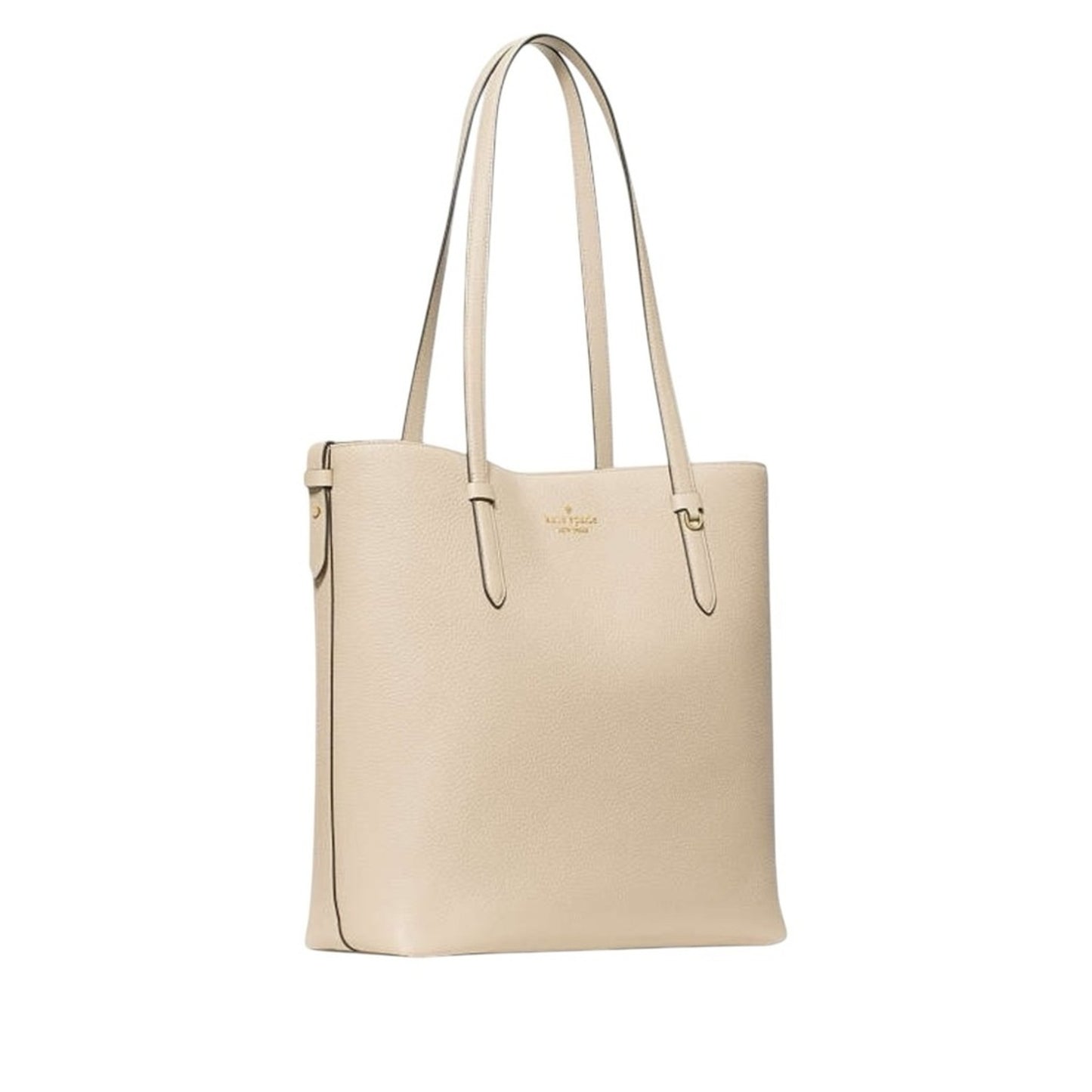 Kate Spade Cream Leather Tote Computer Juliette Neutral Bag $399 Retail NWT