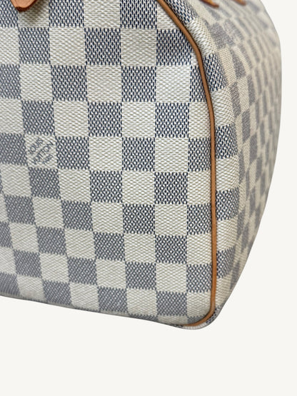 Louis Vuitton Damier Azur Speedy 30 — Excellent Pre-Owned Vintage