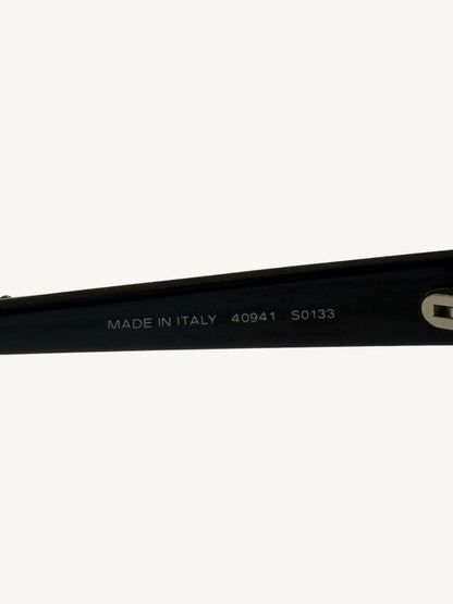 Chanel 40941 Crystal-Embellished Oversized Sunglasses — Black — Very Good Pre-Owned
