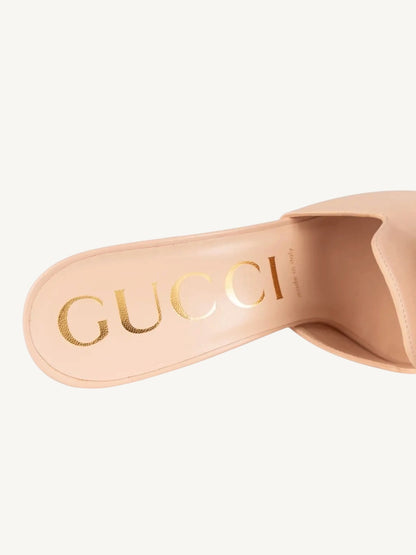Gucci Horsebit 1953 Block Heel Mule — Blush Pink — Size 36 — New in Box