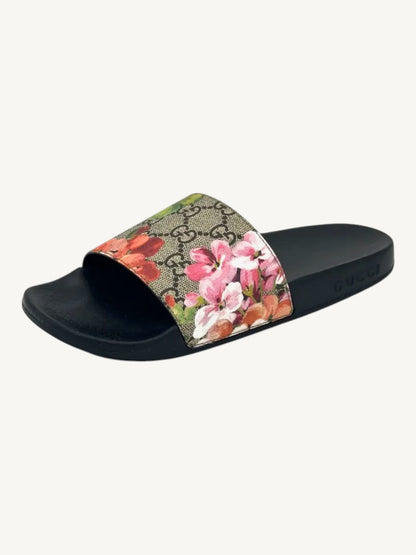 Gucci GG Blooms Pursuit Slide Sandals — Size 36 — New in Box