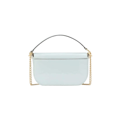 Kate Spade Krista Patent Chain Crossbody Hazy Morning Blue Shoulder Bag NWT