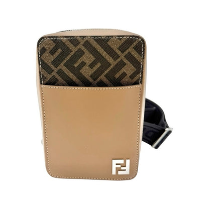 Retail $1,790 RARE NWT Fendi FF-Jacquard Leather Crossbody Bag (Unisex) W/ dust bag