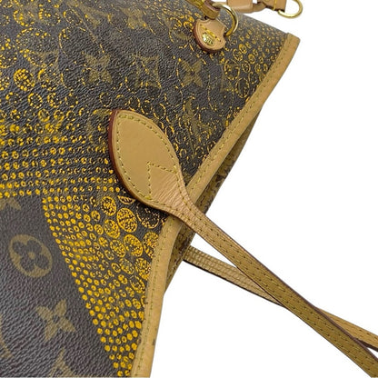 Louis Vuitton x Yayoi Kusama Limited Edition Yellow Waves Neverfull MM Tote