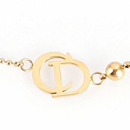 Gold Plated Stainless Steel 3 Piece Set Necklace, Bracelet, and Earrings