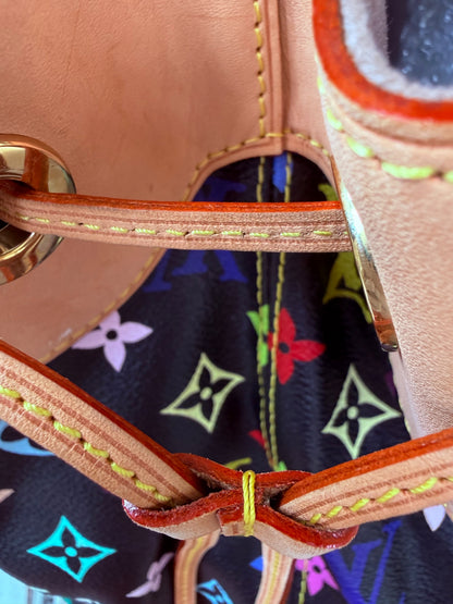 Louis Vuitton Takashi Murakami Multicolore Ursula Bag Noir | Rare 2008 Collector Handbag