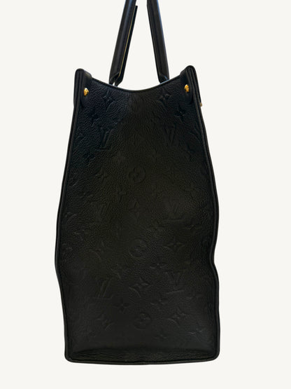 Louis Vuitton Monogram Empreinte On The Go GM — Noir — Excellent Like New