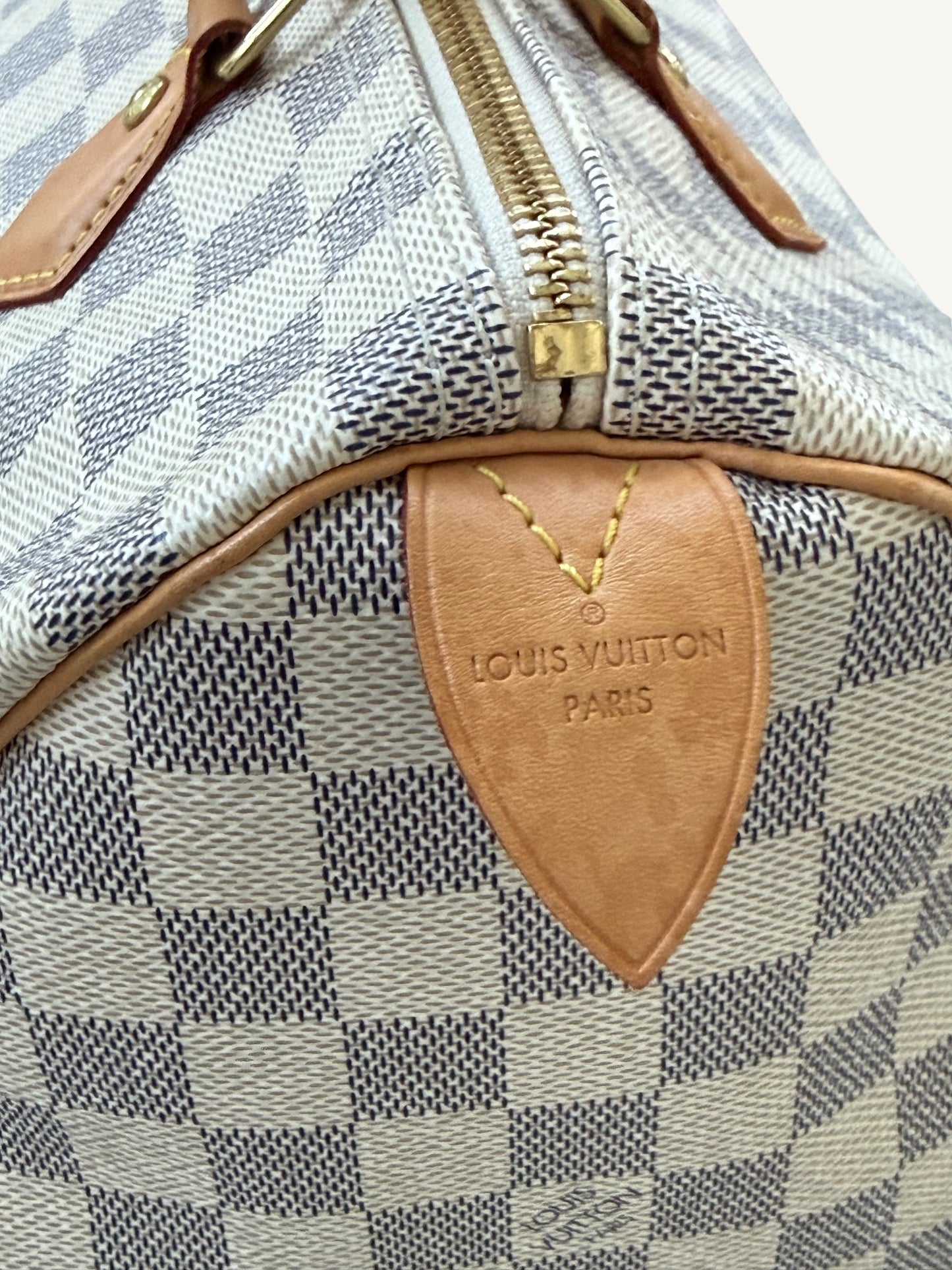 Louis Vuitton Damier Azur Speedy 30 — Excellent Pre-Owned Vintage