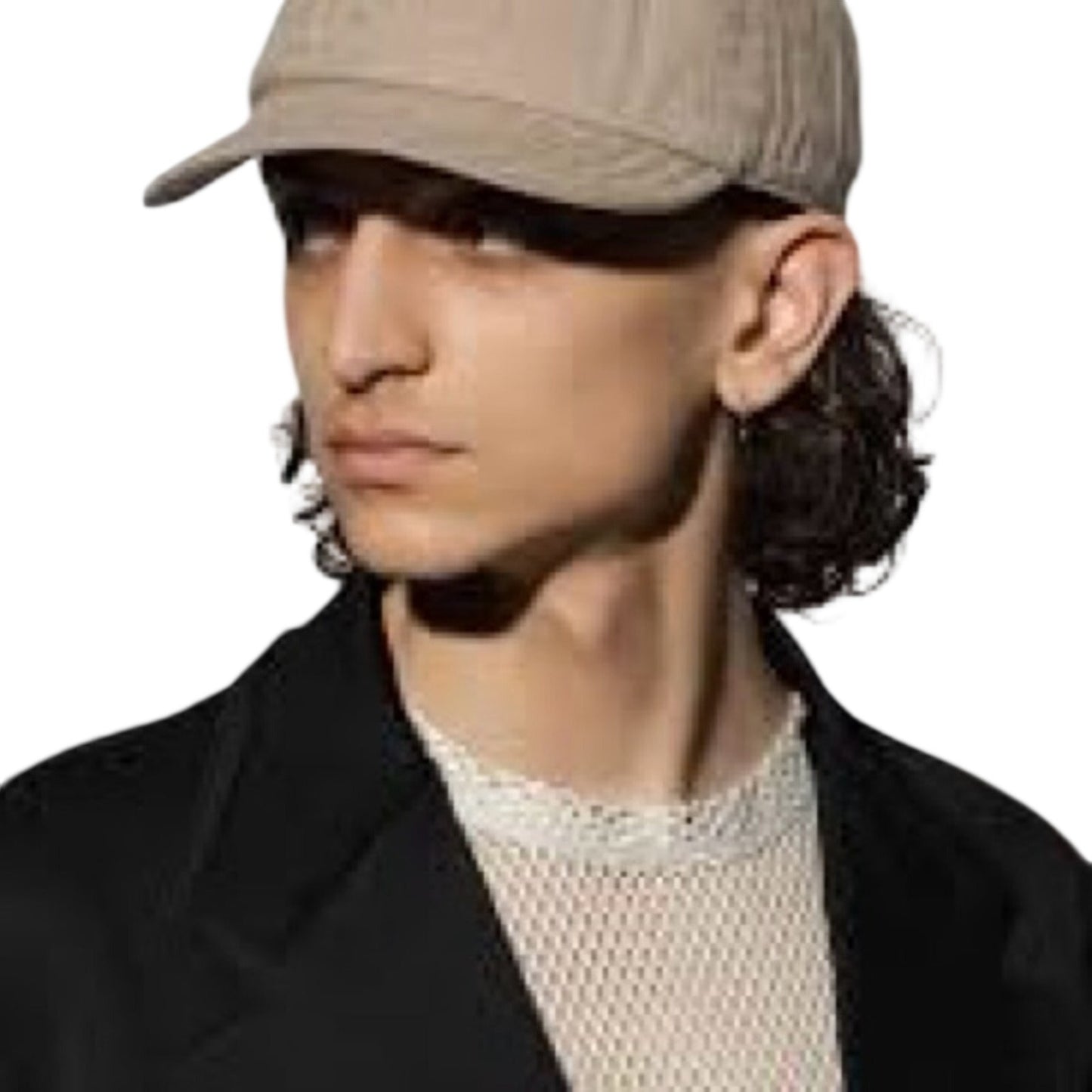 Fendi FF-Motif Cotton Baseball Cap – Beige (Unisex, Adjustable)