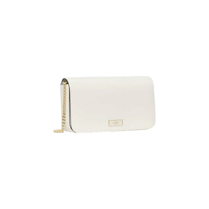Kate Spade Bridget Cream and Gold Crinkle Patent Crossbody Meringue NWT