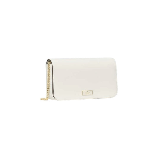 Kate Spade Bridget Cream and Gold Crinkle Patent Crossbody Meringue NWT