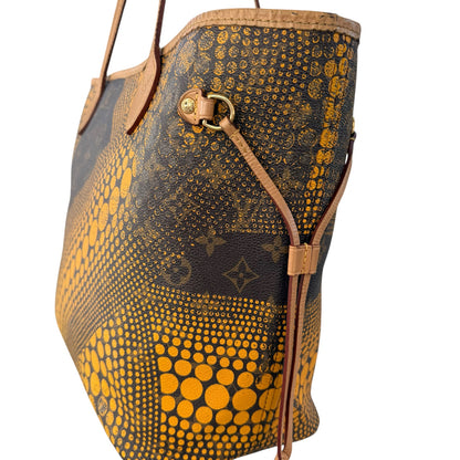 Louis Vuitton x Yayoi Kusama Limited Edition Yellow Waves Neverfull MM Tote
