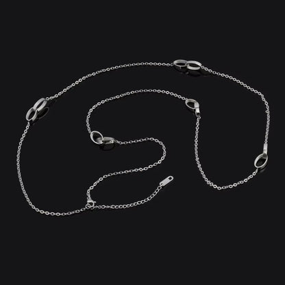 Milan Link Long Necklace – 18k PVD Gold-Plated or Stainless Steel