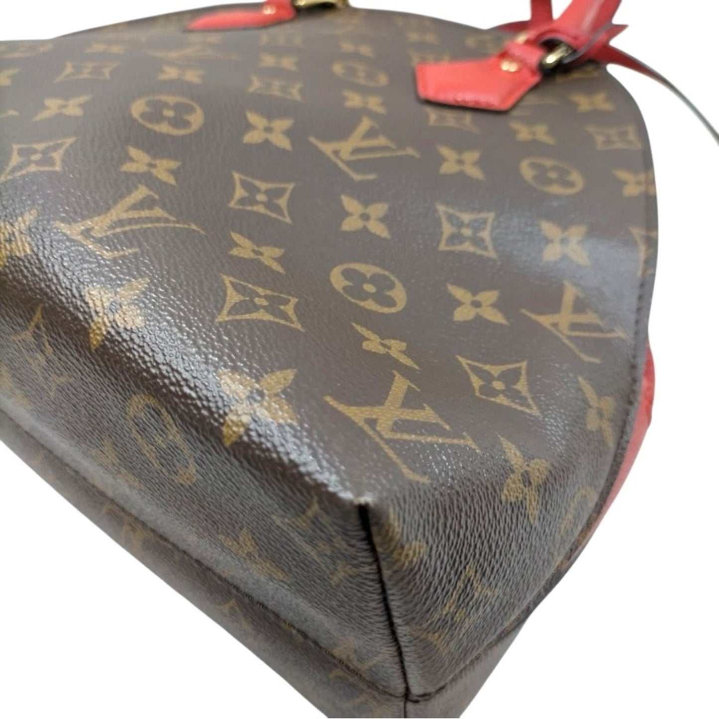 Like New Rare Louis Vuitton Alma B’N’B Monogram Cerise Red | LV Dome Satchel